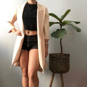 Blush Long Blazer